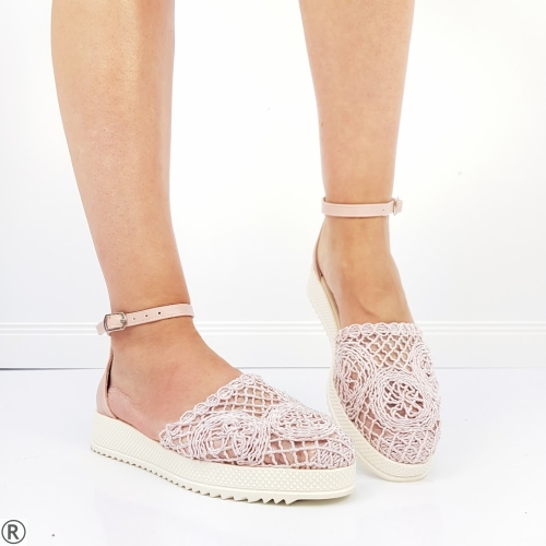 Розови летни обувки- Mia Pink 10691