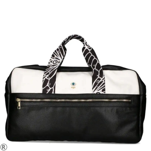 Голяма дамска чанта-сак в черен цвят- EGO Black 10966