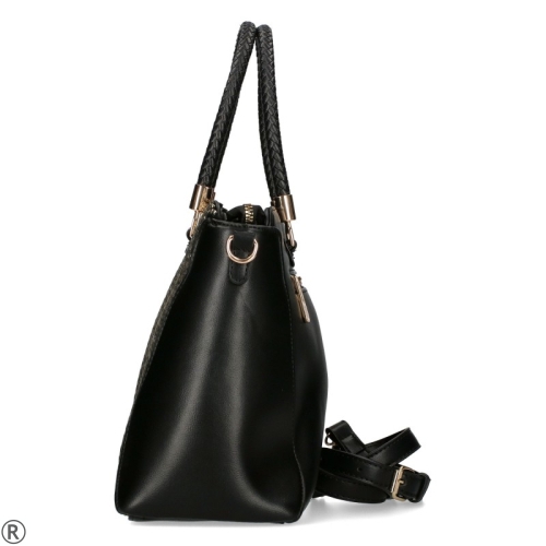 Твърда черна чанта- FEMESTAGE Black 10993