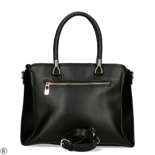 Твърда черна чанта- FEMESTAGE Black 10993