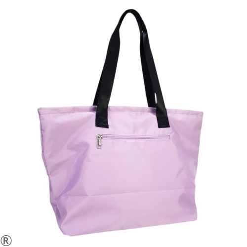 Голяма лилава чанта за плаж- Hera Purple 11035