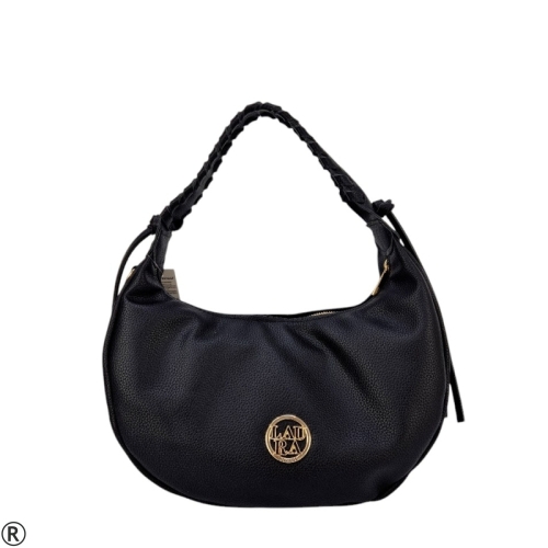 Черни дамски чехли на платформа- Siana 10376