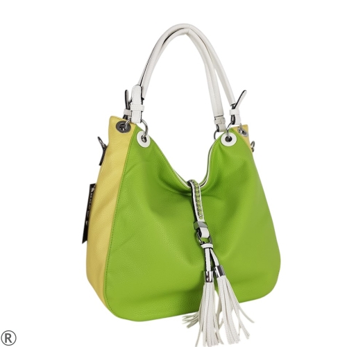 Зелена дамска чанта- Steisi Green 11093