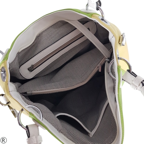 Зелена дамска чанта- Steisi Green 11093