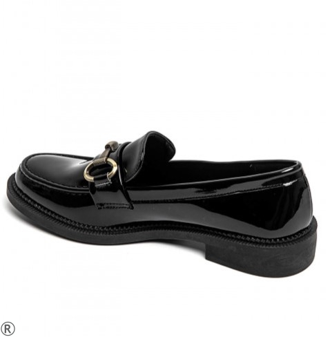 Черни лачени мокасини - Zara Black 11120