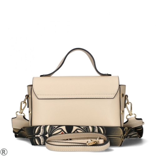 Бежова чанта от естествена кожа- EGO Aztec 11145