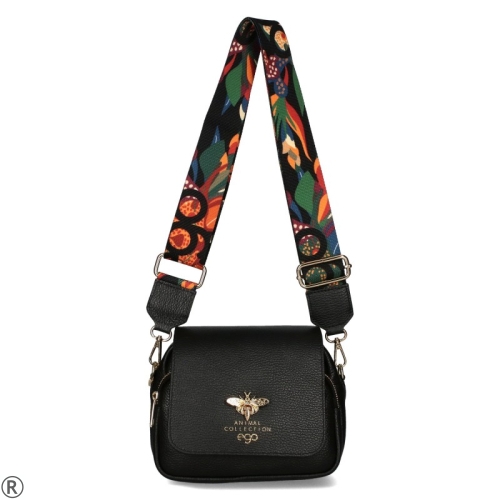 Черни дамски мокасини- Sisi Black 11077