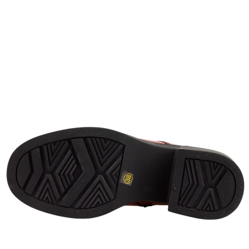 Зелени дамски боти от естествена кожа- Zina Green 11242