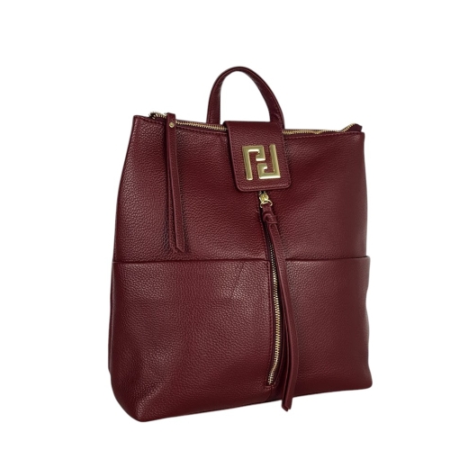 Дамска раница в цвят бордо- Melina 11277