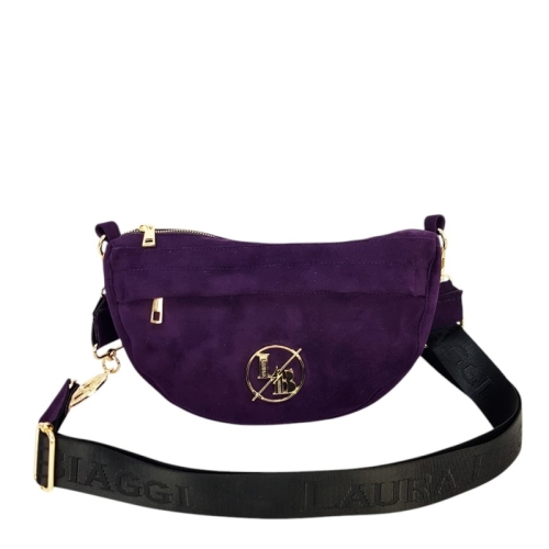 Лилави боти от естествен велур- Tamaris Purple 11180