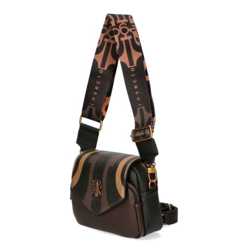 Чанта от естествена кожа с два сменяеми капака и скарабей- EGO 11388