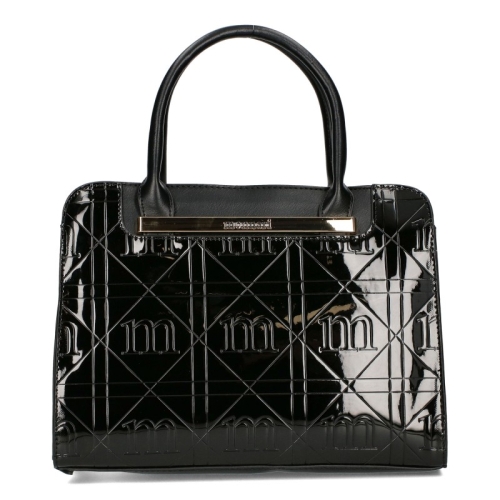 Боти от черен лак на висок ток Eliza Bulgaria 9641