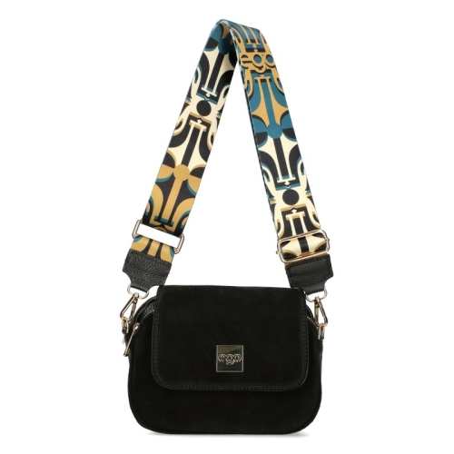 Черни високи кецове на платформа- Stella Black 11230