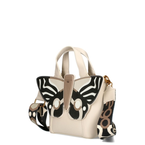 Бежова чанта с пеперуда и органайзер- EGO Inesecta 11427