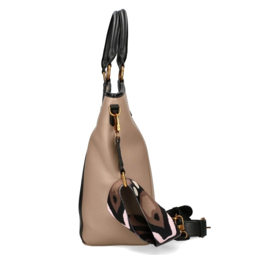 Чанта с дълги дръжки за рамо в цвят какао- EGO 11430