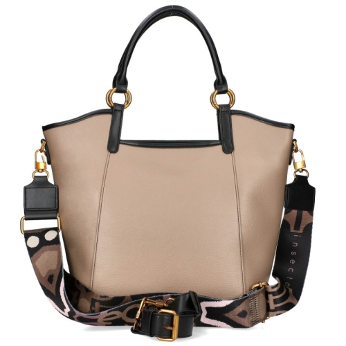 Чанта с дълги дръжки за рамо в цвят какао- EGO 11430