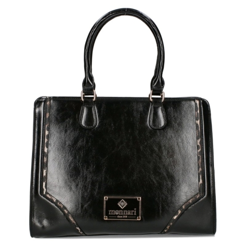 Стилна черна чанта- Monnari 11437