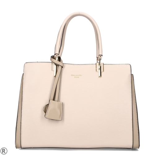 Бежови боти с ефектен широк ток- Eliza Bulgaria 11392