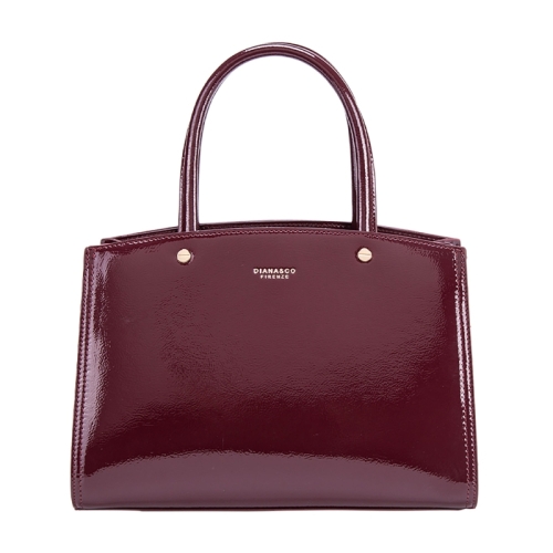 Равни ботуши от лак и велур в цвят бордо- Wayne Burgundy 5733