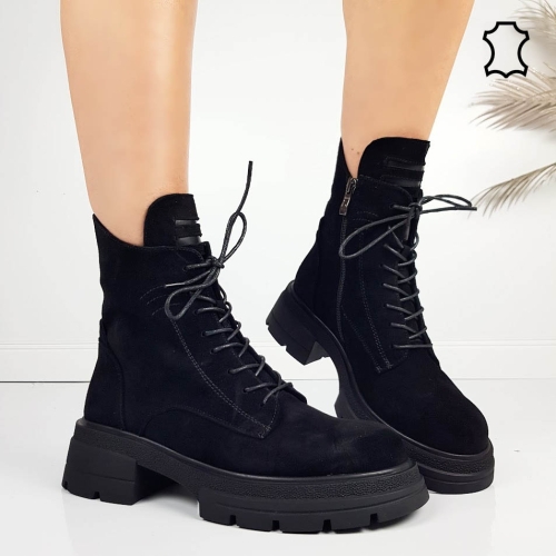 Топли велурени боти на масивно ходило- Eliza Bulgaria 11476