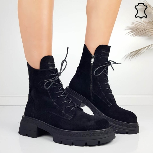 Топли велурени боти на масивно ходило- Eliza Bulgaria 11476