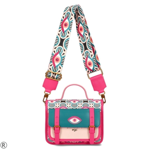 Цикламени сникърси от естествен велур- Amelia Pink 11196