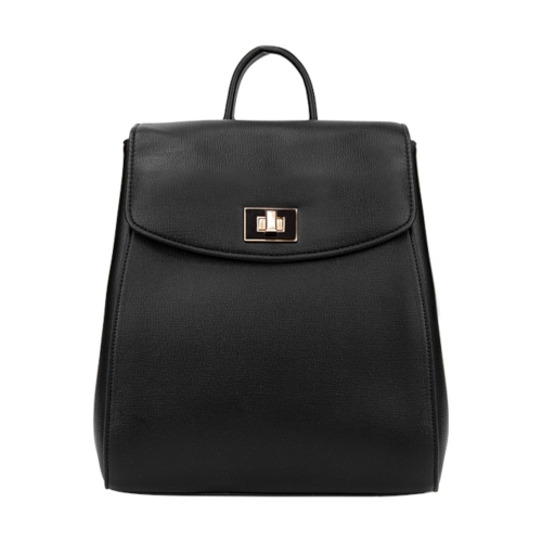 Черни дамски сникърси на платформа- Valera Black 11190