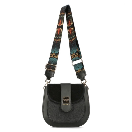 Черни равни боти от велур с плетиво- Eliza Bulgaria 11415