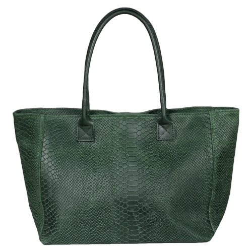 Зелени боти от естествен велур с връзки- Tamaris Green 11179