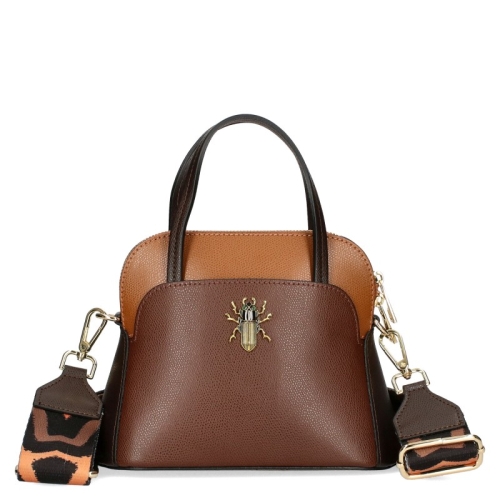 Чанта от естествена кожа с две лица- EGO Kamel 11585