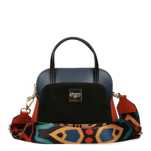 Чанта от естествена кожа с две лица- EGO Green 11588