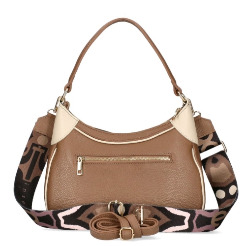 Бежова чанта от естествен велур- EGO Beige 11593