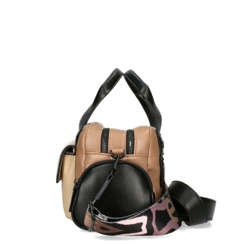 Бежова чанта с две отделения и пеперуда- EGO Butterfly Beige 11601