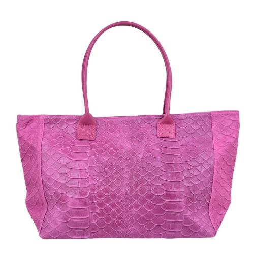Чанта от естествена кожа в цвят фуксия- Frea Fuchsia 11619
