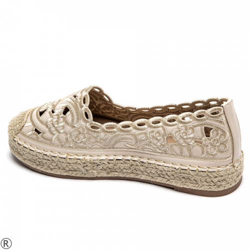 Бежови еспадрили- Klaudia Beige 10515