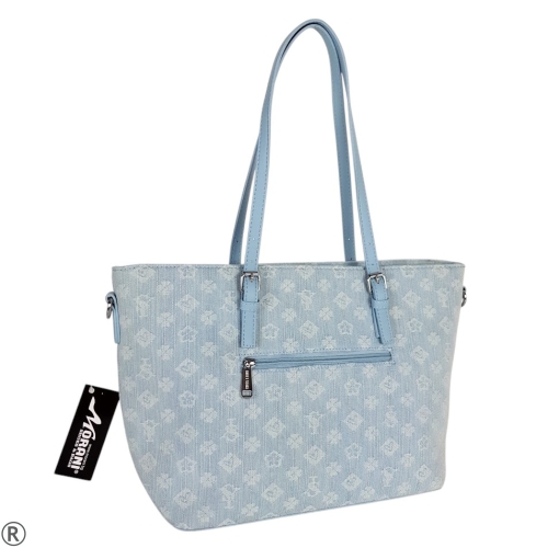 Дънкова чанта с една преграда- Jins Blue 10553