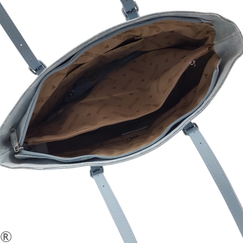 Дънкова чанта с една преграда- Jins Blue 10553