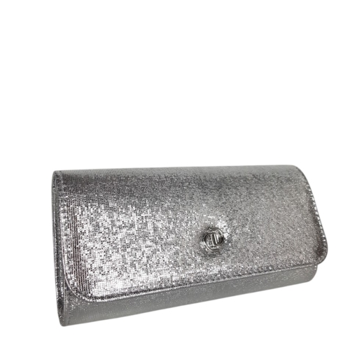 Елегантна сребриста чанта- Duki&Daso 11636