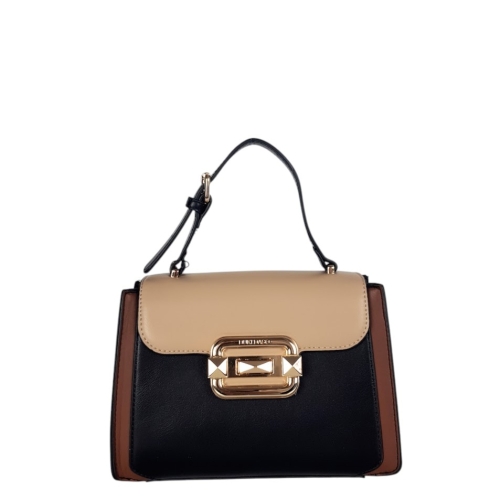 Дамска чанта с бежов капак- Duki&Daso 11640