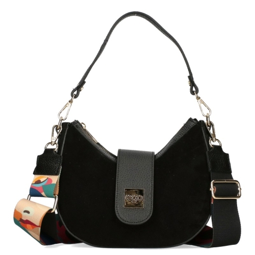 Черни кецове на платформа- Vaqna Black 11697