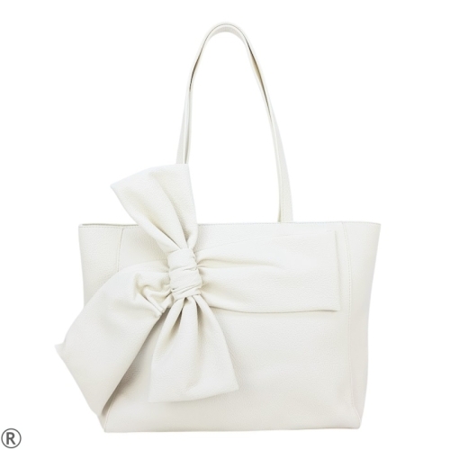 Бели елегантни обувки с отворена пета- Dara White 11694