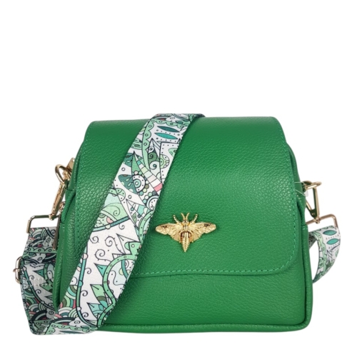 Зелена чанта с две отделения- Selin Green 11744