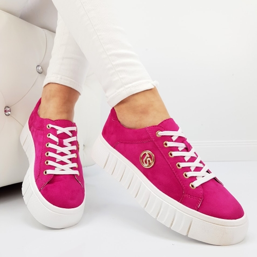 Дамски кецове цвят фуксия- Vera Fushia 11767