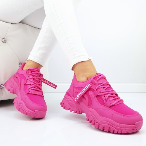 Цикламени дамски маратонки- Sindi 11853