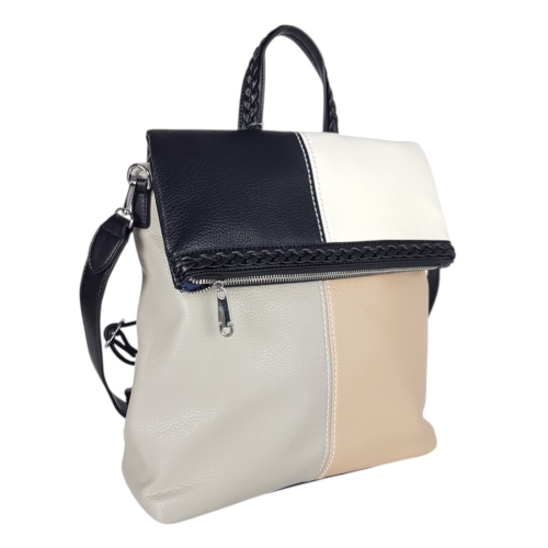 2 в 1 чанта-раница с капак- Amanda Black 11897