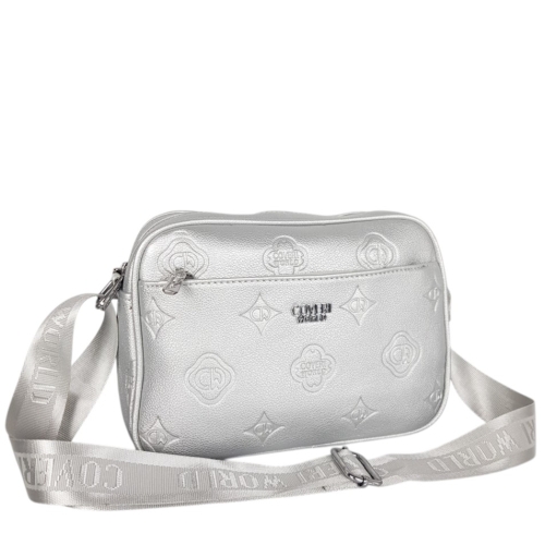 Сребриста чанта за през рамо- Coveri World 11911