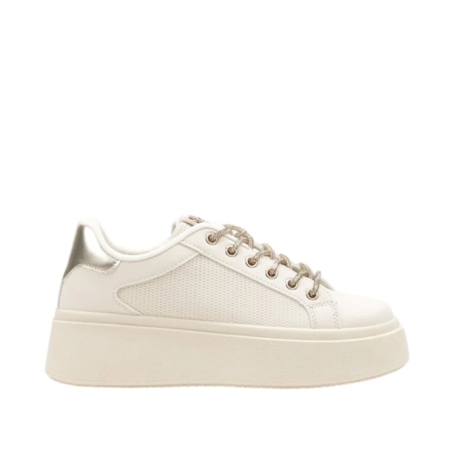 Бежови кецове на платформа - Melisa Beige 11872