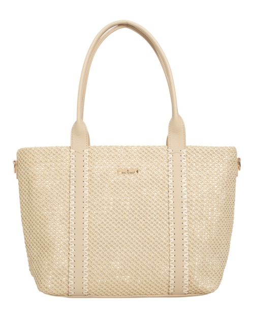 Бежова чанта с дълги дръжки за рамо- Prea Beige 12167